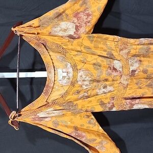 Anthropologie Moulinette Soeurs Cara Cara Silk Dress Size 12